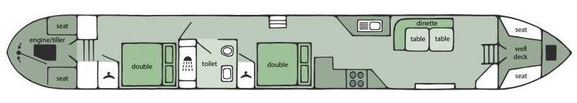 White Faced Heron - Boat plan