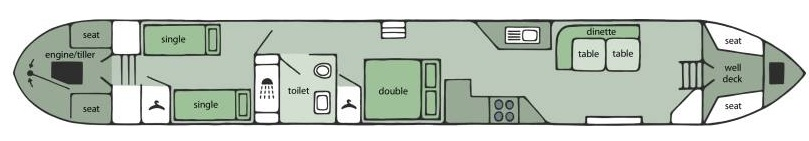 Great Blue Heron - Boat plan